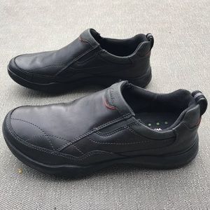 Clarks Men’s Slip-Ons Leather Black Shoes